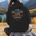 At Ballpark Is Where I Spend Most Of My Days Baseball Mom Women Hoodie Back Print