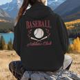 Baseball Athletic Social Club Baseball Mom Trendy Baseball Women Hoodie Back Print