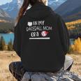 Baseball Mom 2024 In My Baseball Mom Era Gameday Women Hoodie Back Print