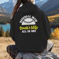 Baseball Mom Coach's Wife All In One Sports Player Coach Women Hoodie Back Print Baseball Mom Coach's Wife All In One Sports Player Coach Women Hoodie Back Print