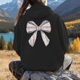 Baseball Mom Coquette Bow Baseball Mama Women Hoodie Back Print Baseball Mom Coquette Bow Baseball Mama Women Hoodie Back Print