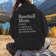 Baseball Mom Definition Sarcastic Sports Women Hoodie Back Print Baseball Mom Definition Sarcastic Sports Women Hoodie Back Print