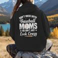 Baseball Mom We Don´t Just Look Crazy Baseball Player Women Hoodie Back Print Baseball Mom We Don´t Just Look Crazy Baseball Player Women Hoodie Back Print