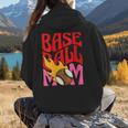 Baseball Mom Game Day Trendy Pink Leopard Mama Women Hoodie Back Print Baseball Mom Game Day Trendy Pink Leopard Mama Women Hoodie Back Print