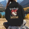 Baseball Mom Headband Leopard Baseball Ball Mother's Day Women Hoodie Back Print