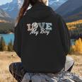 Baseball Mom Love My Boy Retro Casual Letter Print Women Hoodie Back Print Baseball Mom Love My Boy Retro Casual Letter Print Women Hoodie Back Print