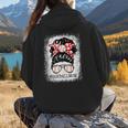 Baseball Mom Messy Bun Hair Player Mom Women Hoodie Back Print Baseball Mom Messy Bun Hair Player Mom Women Hoodie Back Print