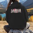 Baseball Mom With Pink Bow Women Hoodie Back Print Baseball Mom With Pink Bow Women Hoodie Back Print