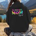 Baseball Mom Squad Tie Dye Cute Ball Mom Women Hoodie Back Print Baseball Mom Squad Tie Dye Cute Ball Mom Women Hoodie Back Print