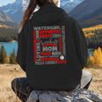 Baseball Mom Traits For Great Mothers Grey And Red Women Hoodie Back Print