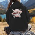 Baseball Mom Vintage Retro Game Day Son Supporter Fan Women Hoodie Back Print