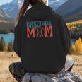 Baseball Mom Vintage Baseball Women Hoodie Back Print