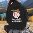 Baseball MomMom Baseball Player Leopard Mom Mom Women Hoodie Back Print Baseball MomMom Baseball Player Leopard Mom Mom Women Hoodie Back Print