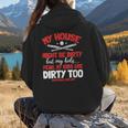 Baseball Moms My Kids Are Dirty Too Women Hoodie Back Print