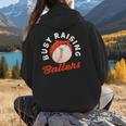 Busy Raising Ballers Baseball Mom Sons Women Hoodie Back Print Busy Raising Ballers Baseball Mom Sons Women Hoodie Back Print