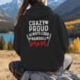Crazy Proud Always Loud Baseball Mom Women Hoodie Back Print Crazy Proud Always Loud Baseball Mom Women Hoodie Back Print