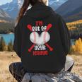 Cute Baseball Mom Out Of Your League Mommy Sports Players Women Hoodie Back Print