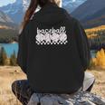 Cute Sports Baseball Mom Game Day Women Hoodie Back Print