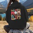 Groovy Ptchers Baseball Mom And Not Afraid To Yell About It Women Hoodie Back Print Groovy Ptchers Baseball Mom And Not Afraid To Yell About It Women Hoodie Back Print