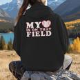 My Heart Is On That Court Baseball Mom Women Hoodie Back Print My Heart Is On That Court Baseball Mom Women Hoodie Back Print