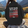 I'm Not Yelling This Is Just My Baseball Mom Voice Sport Women Hoodie Back Print I'm Not Yelling This Is Just My Baseball Mom Voice Sport Women Hoodie Back Print