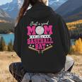 Just A Good Mom With A Baseball Bat Baseball Mom Women Hoodie Back Print