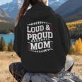 Loud & Proud Baseball Mom Mama Sport Cute Women Hoodie Back Print