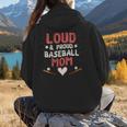 Loud Proud Baseball Mom Women Hoodie Back Print