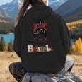 Loud And Proud Baseball Mom Women Hoodie Back Print