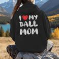 I LOVE MY BASEBALL MOM Women Hoodie Back Print I LOVE MY BASEBALL MOM Women Hoodie Back Print
