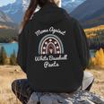 Moms Against Baseball Pants Baseball Mom Rainbow Women Hoodie Back Print Moms Against Baseball Pants Baseball Mom Rainbow Women Hoodie Back Print
