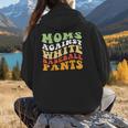 Moms Against Baseball Pants Retro Baseball Mom Women Hoodie Back Print Moms Against Baseball Pants Retro Baseball Mom Women Hoodie Back Print