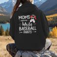 Moms Against White Baseball Pants For a Baseball Mom Women Hoodie Back Print Moms Against White Baseball Pants For a Baseball Mom Women Hoodie Back Print