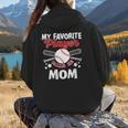 Mother's Day Baseball Mom Women Hoodie Back Print Mother's Day Baseball Mom Women Hoodie Back Print