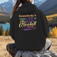 Proud Mama Somebody's Loud Mouth Baseball Mom Ball Women Hoodie Back Print