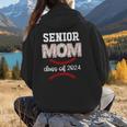 Proud Senior Baseball Mom Class Of 2024 Highschool Baseball Women Hoodie Back Print