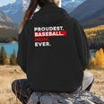 Proudest Baseball Mom Ever Women Hoodie Back Print Proudest Baseball Mom Ever Women Hoodie Back Print