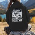 So God Made A Baseball Mom Baseball Player Women Hoodie Back Print So God Made A Baseball Mom Baseball Player Women Hoodie Back Print