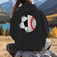 Soccer Baseball Player Soccer Baseball Mom Women Hoodie Back Print Soccer Baseball Player Soccer Baseball Mom Women Hoodie Back Print