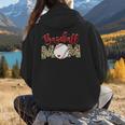 Sport Mom Leopard Mother's Day Baseball Mommy Mama Women Hoodie Back Print