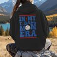 In My T-Ball Mom Era Baseball Mom Groovy Mother's Day Women Hoodie Back Print In My T-Ball Mom Era Baseball Mom Groovy Mother's Day Women Hoodie Back Print