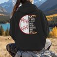 It Takes a Lot Of Balls To Be a Baseball Mom Women Hoodie Back Print