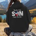 Thats My Son Out There For a Dominican Baseball Mom Women Hoodie Back Print Thats My Son Out There For a Dominican Baseball Mom Women Hoodie Back Print