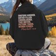 Uniform Washer Water Filler Cheerleader Baseball Mom Women Hoodie Back Print