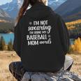 Using Baseball Mom Words Swearing Baseball Mom Sweary Women Hoodie Back Print
