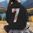 Vintage Baseball Mom 7 Jersey Baseball Favorite Player Women Hoodie Back Print Vintage Baseball Mom 7 Jersey Baseball Favorite Player Women Hoodie Back Print
