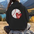 Womens Custom Baseball Mom Number 10 Heart For Mom Mommy Women Hoodie Back Print Womens Custom Baseball Mom Number 10 Heart For Mom Mommy Women Hoodie Back Print