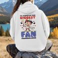 Always Your Biggest Fan Baseball Mom Women Hoodie Back Print