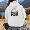 American Flag Patriotic Game Day Baseball Mom Women Hoodie Back Print American Flag Patriotic Game Day Baseball Mom Women Hoodie Back Print