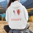 Ball Mom Football Baseball Mom Premium Women Hoodie Back Print Ball Mom Football Baseball Mom Premium Women Hoodie Back Print